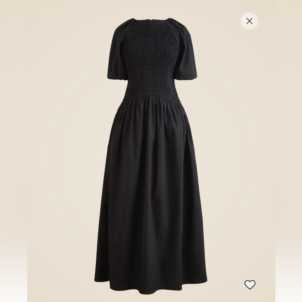 J. Crew Meadow Dress with Puff Sleeves